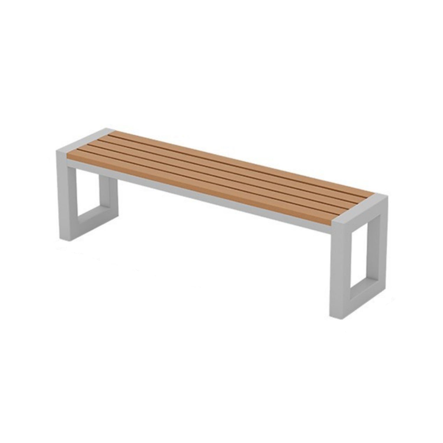 Modern Rectangular Picnic Table 1/3 Piece Reclaimed Wood Picnic Table