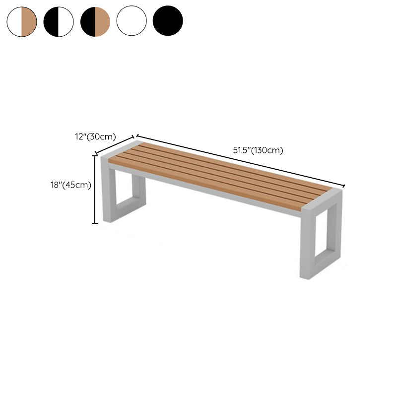 Modern Rectangular Picnic Table 1/3 Piece Reclaimed Wood Picnic Table