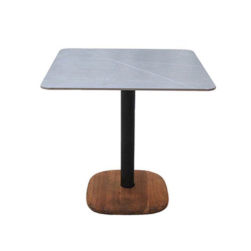 Modern Sintered Stone Top Dining Table Set 1/3/4/5 Pieces Dining Table Set for Outdoor