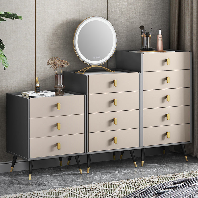 13.65-inch Width Dresser Glam Storage Chest with 4/5 Drawers