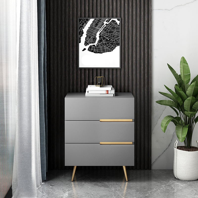 Manufactured Wood Dresser Glam Storage Chest with 3/4/5 Drawers