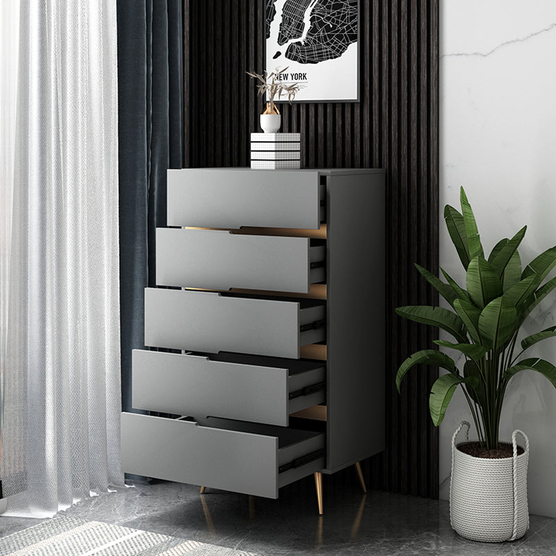 Manufactured Wood Dresser Glam Storage Chest with 3/4/5 Drawers