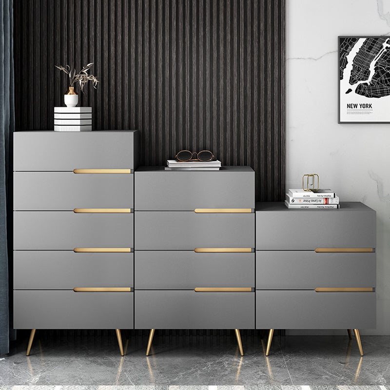 Manufactured Wood Dresser Glam Storage Chest with 3/4/5 Drawers