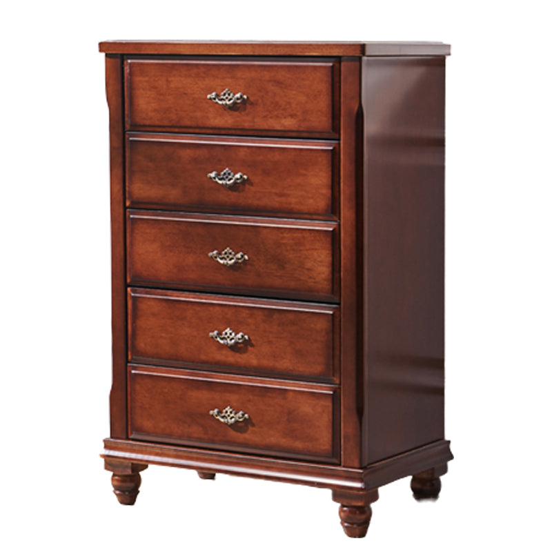 Traditional Storage Chest Solid Wood Dresser with 3/4/5 Drawers