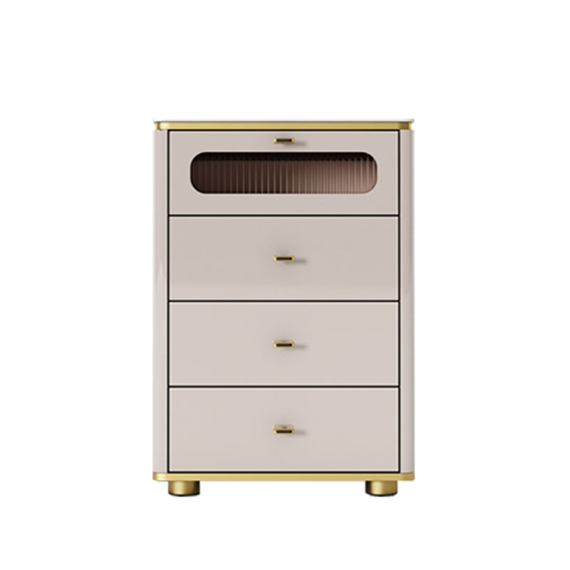 Glam Storage Chest Dresser Stone Storage Chest with 3/4/5 Drawers