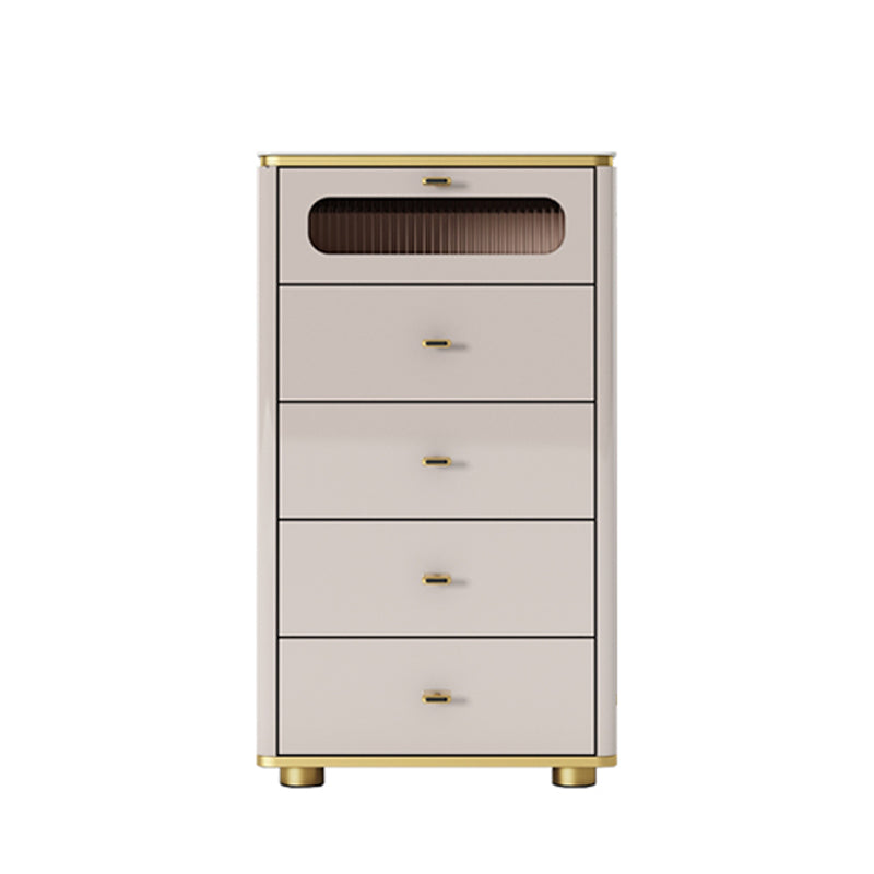 Glam Storage Chest Dresser Stone Storage Chest with 3/4/5 Drawers