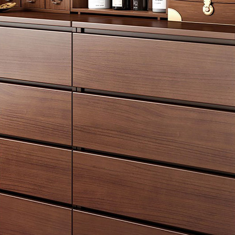 Modern Dresser Solid Wood Storage Chest with 3/4/5/6 Drawers