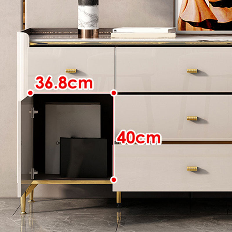 15.02-inch Width Storage Chest Ultra-Modern Stone Storage Chest Dresser