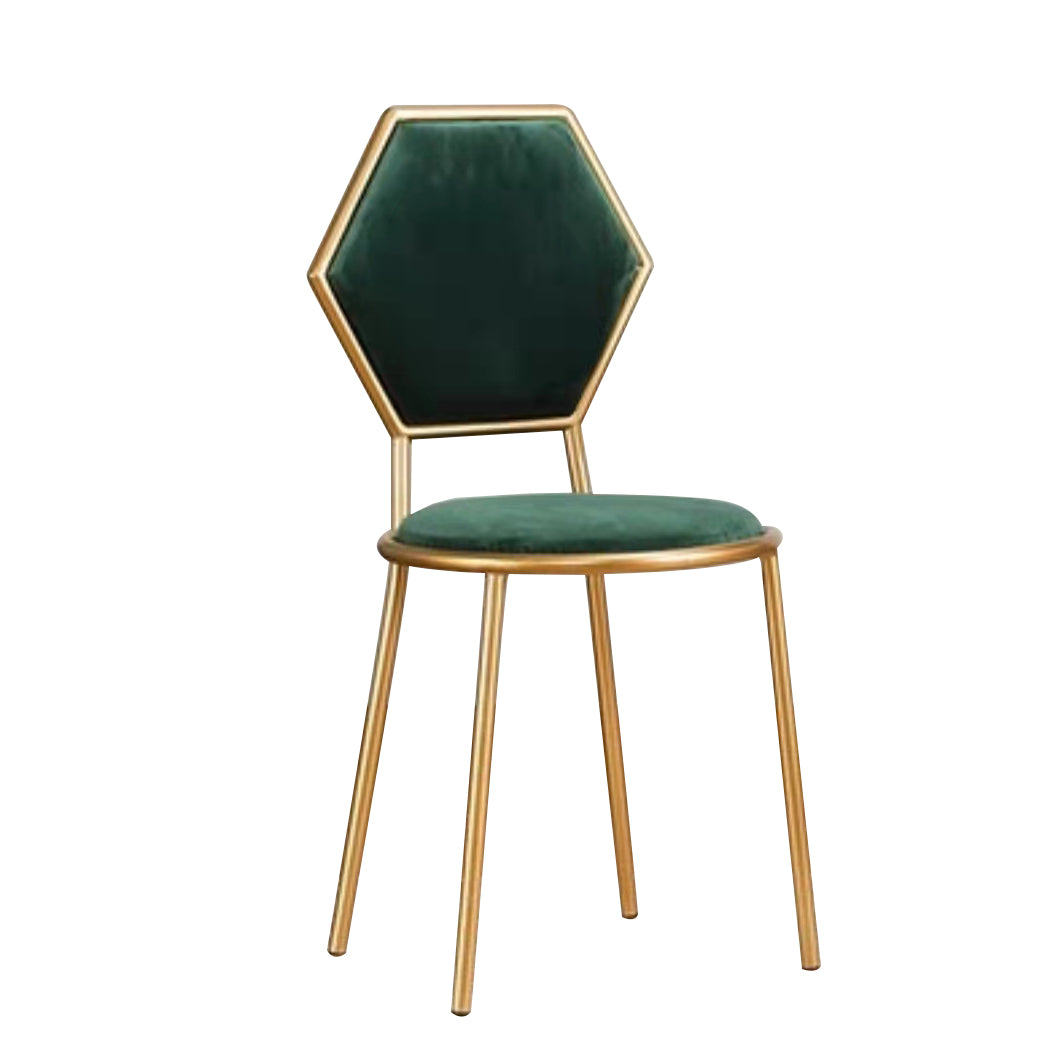 Solid Wood Dining Set with Velvet Chairs 1/3/5/7 Pieces Dinette Set for Home