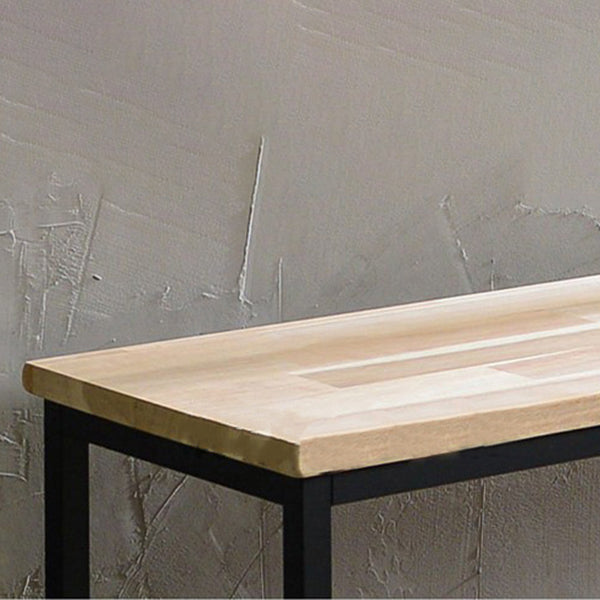 Mid-Century Modern Console Accent Table Antique Finish Console Sofa Table in Wood