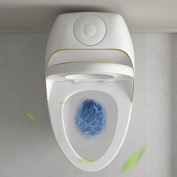 Siphon Jet Toilet Bowl Floor Mounted All-In-One Urine Toilet