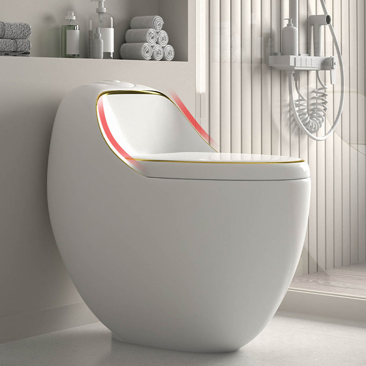 Siphon Jet Toilet Bowl Floor Mounted All-In-One Urine Toilet