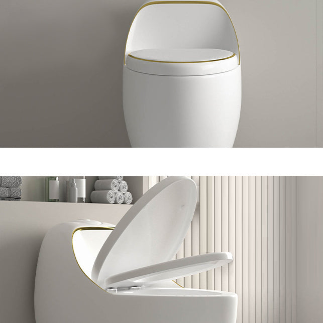 Siphon Jet Toilet Bowl Floor Mounted All-In-One Urine Toilet