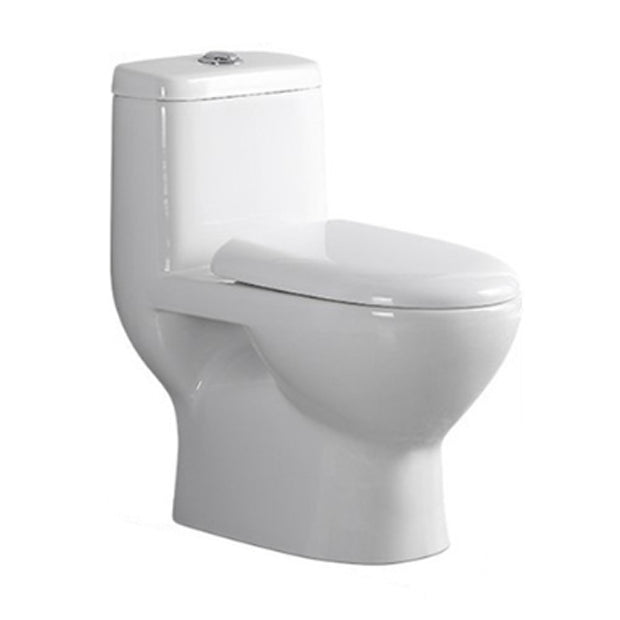 Modern Siphon Jet Toilet Floor Mount Urine Toilet with Toilet Seat