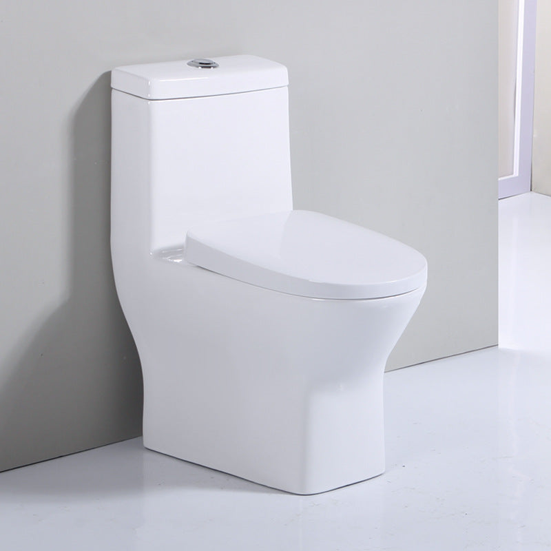 Modern Siphon Jet Toilet Floor Mount Urine Toilet with Toilet Seat