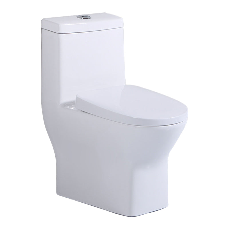 Modern Siphon Jet Toilet Floor Mount Urine Toilet with Toilet Seat
