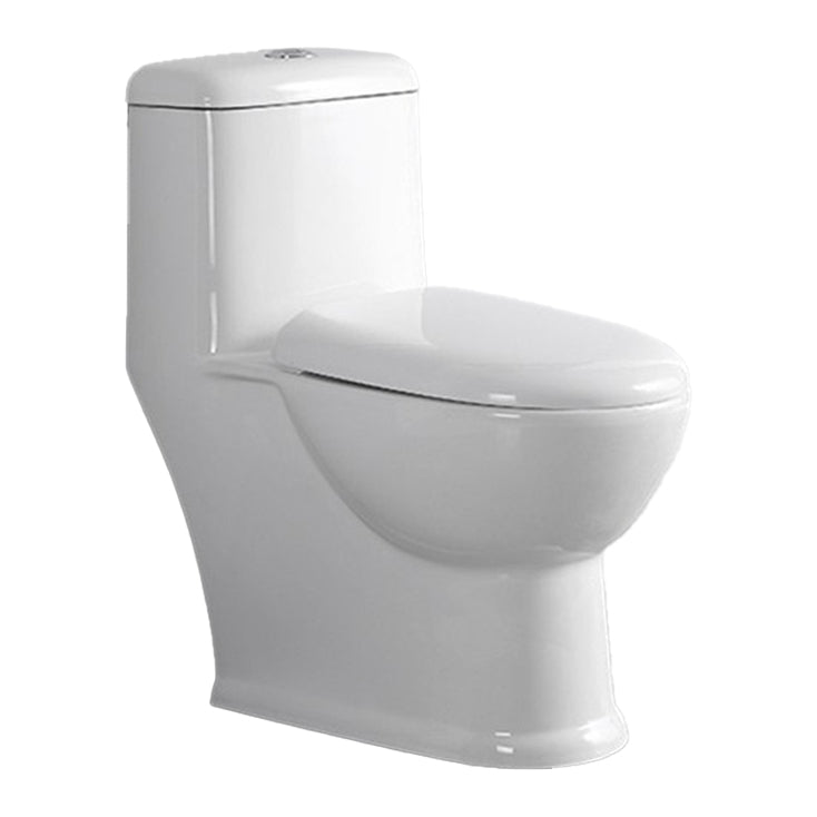 Modern Siphon Jet Toilet Floor Mount Urine Toilet with Toilet Seat