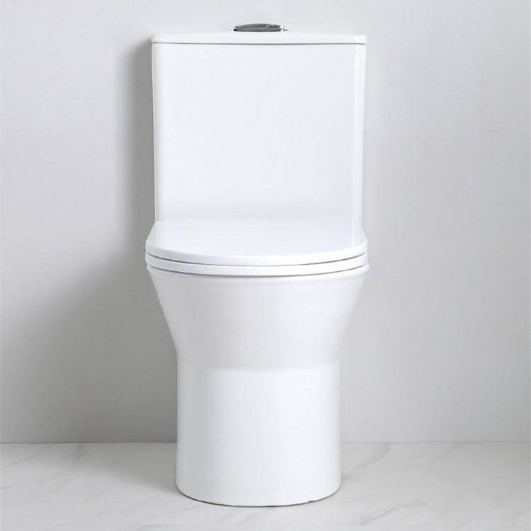 Modern Siphon Jet Toilet Floor Mount Urine Toilet with Toilet Seat