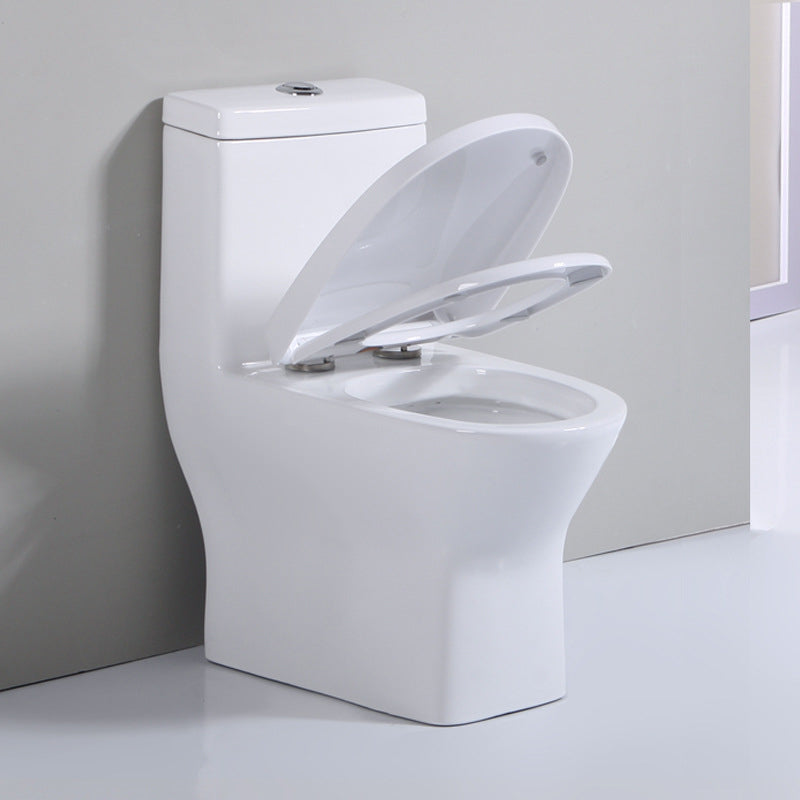 Modern Siphon Jet Toilet Floor Mount Urine Toilet with Toilet Seat