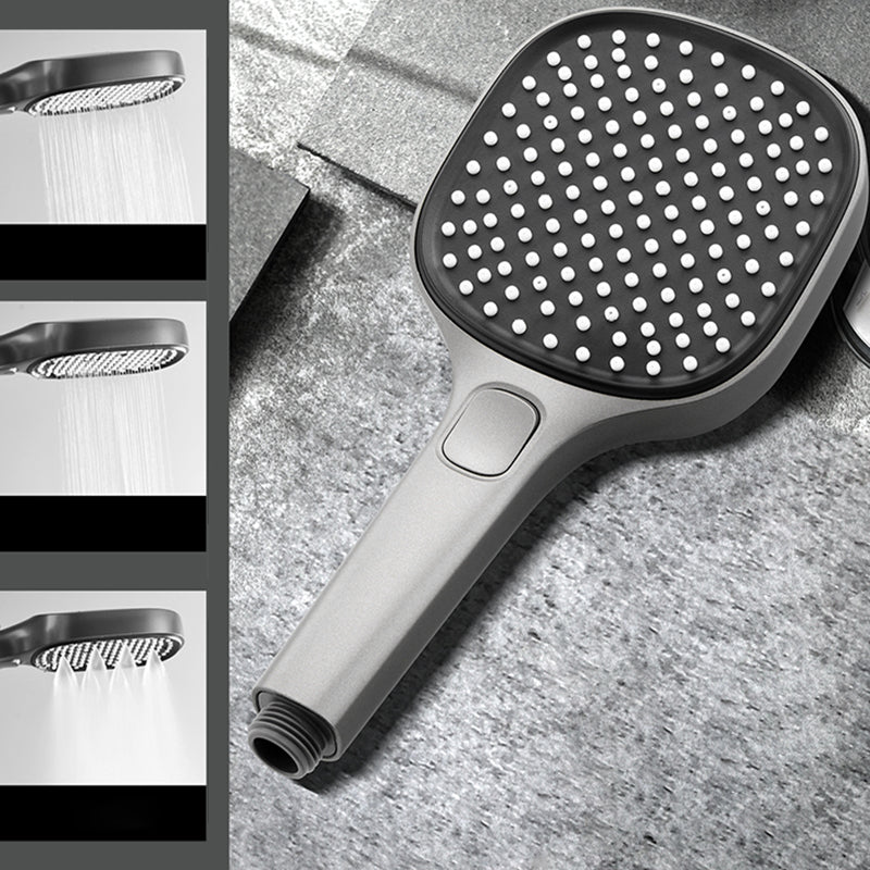 Contemporary Shower System Dual Shower Head Slide Bar Thermostatic Wall Mounted Shower Set