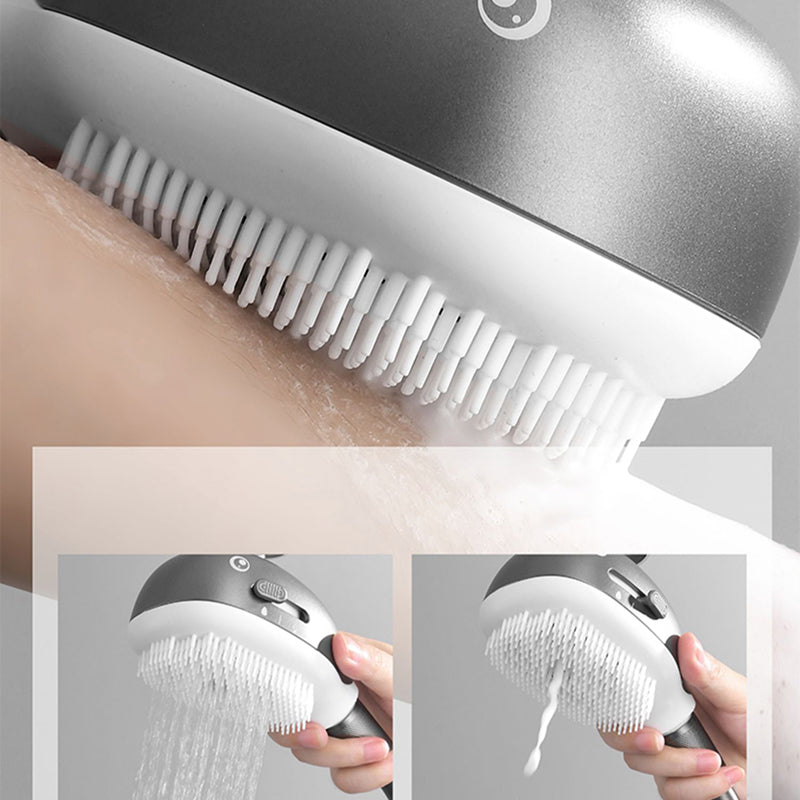 Contemporary Shower System Dual Shower Head Slide Bar Thermostatic Wall Mounted Shower Set