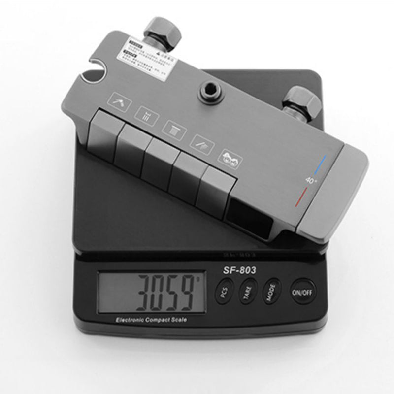 Contemporary Shower System Dual Shower Head Slide Bar Thermostatic Wall Mounted Shower Set