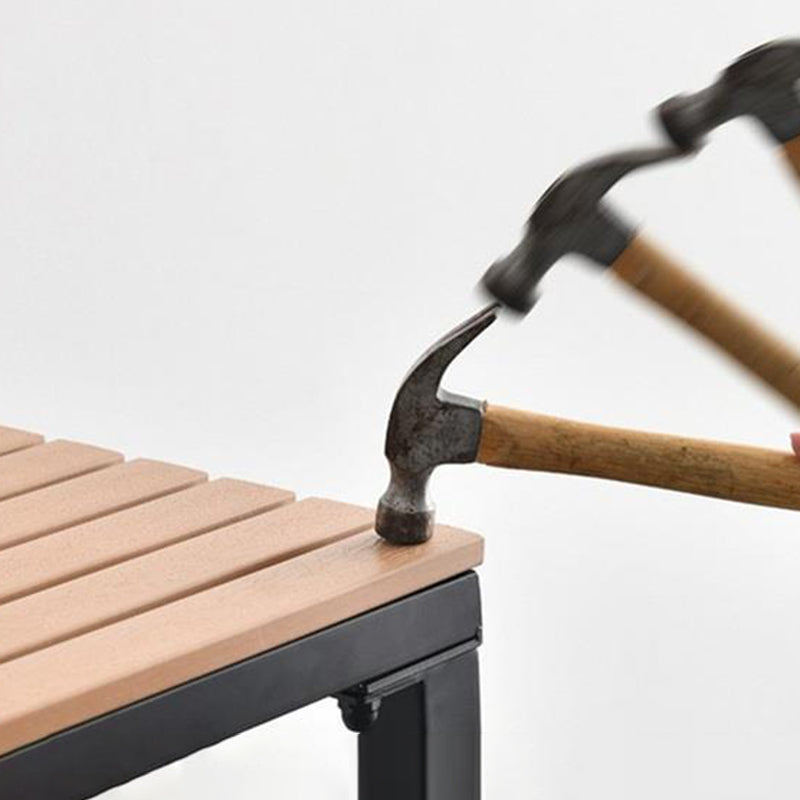 Modern 41.3"H Bar Table Rectangular Wooden Top Table for Bar