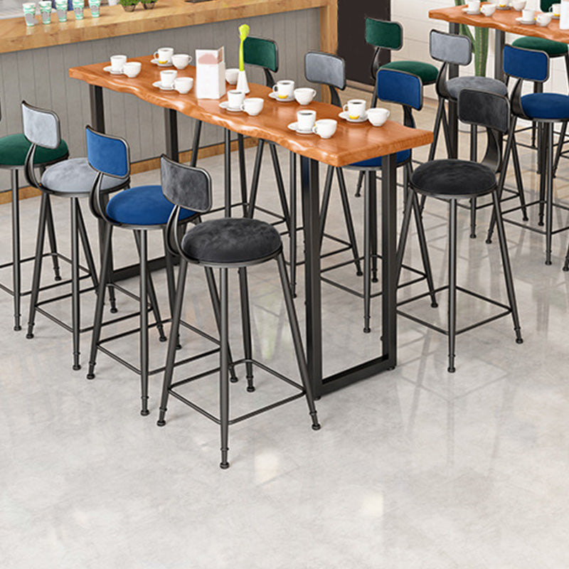 Modern Bar-height Table with Black Base 41.3-inch Height Table Base Bar Table