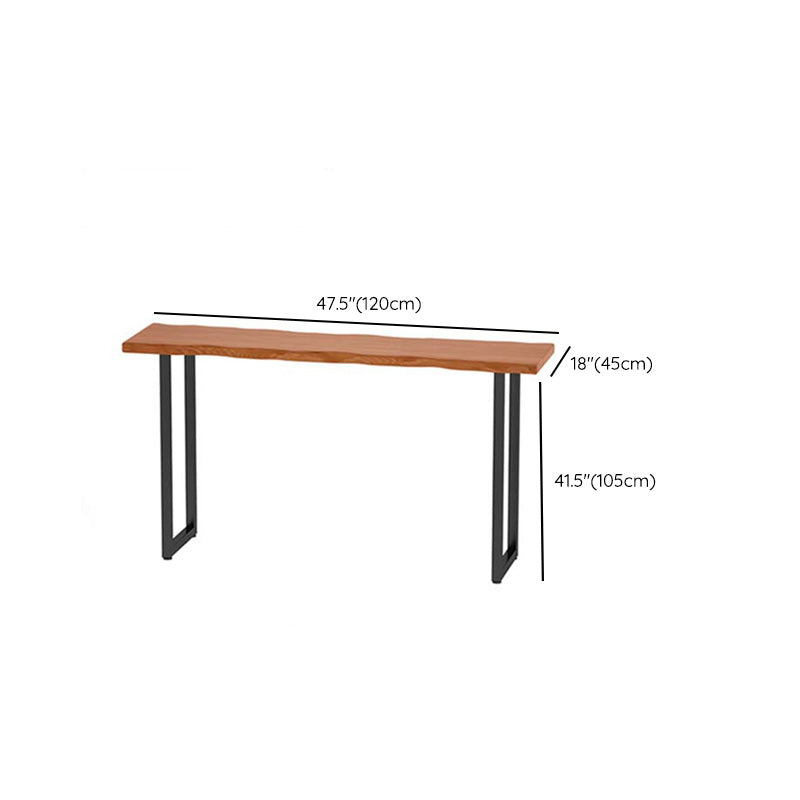 Modern Bar-height Table with Black Base 41.3-inch Height Table Base Bar Table