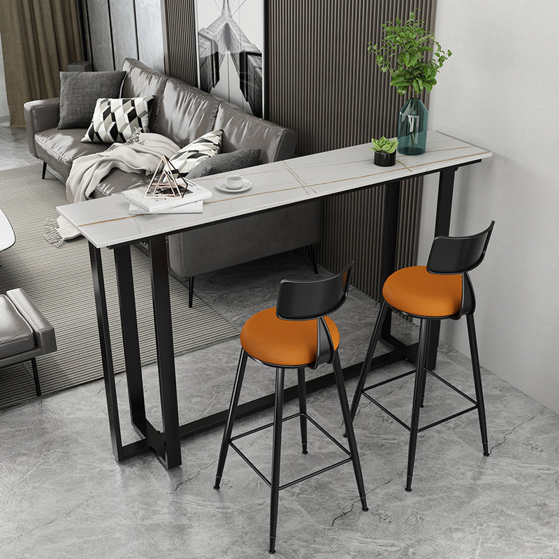 Modern Style Stone Counter Table Rectangle Counter Table for Home