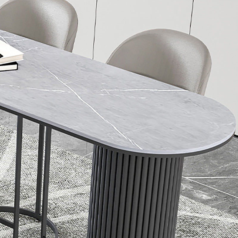 Stone Bar Table Modern Style Bistro Pub Table for Dining Room