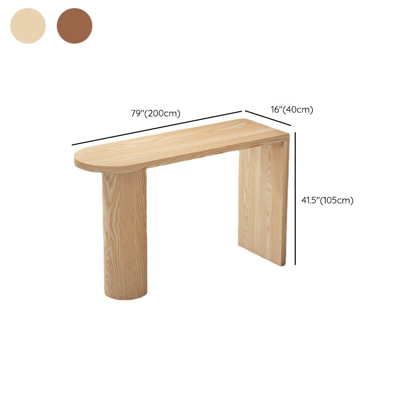 Modern Wood Bar Counter Table Freeform Bar Counter Table for Home Use