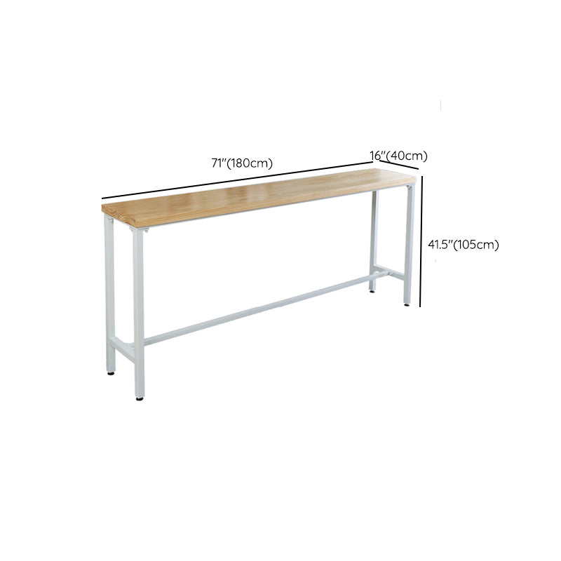 Modern Rectangle Bar Counter Table Wood Bar Counter Table for Restaurant