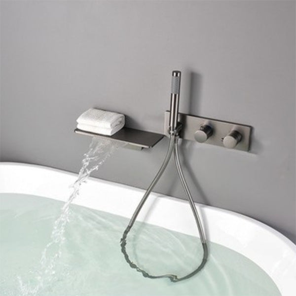 Modern Bathroom Faucet Copper Wall Mounted Fixed Bathroom Faucet