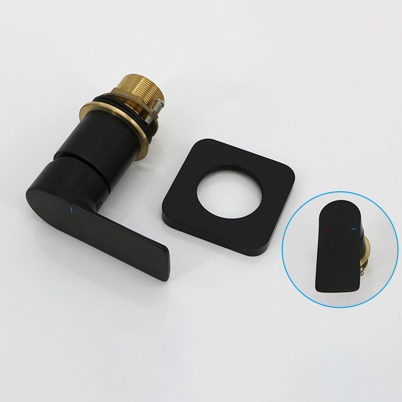 Modern Bathroom Faucet Copper Wall Mounted Fixed Bathroom Faucet