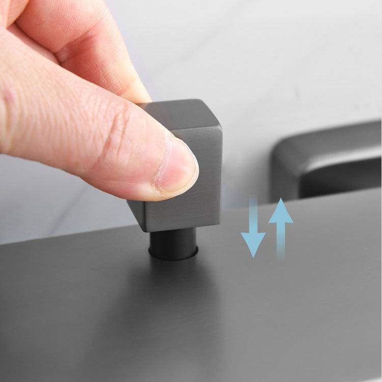 Modern Bathroom Faucet Two Handle Copper Wall Mounted Bathroom Faucet