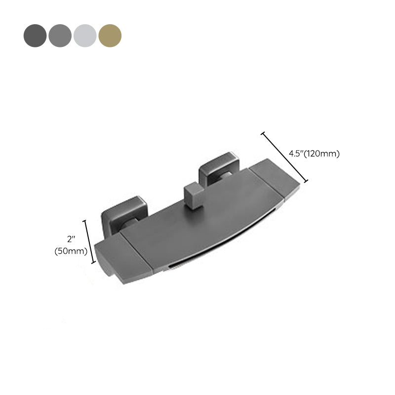 Modern Bathroom Faucet Two Handle Copper Wall Mounted Bathroom Faucet