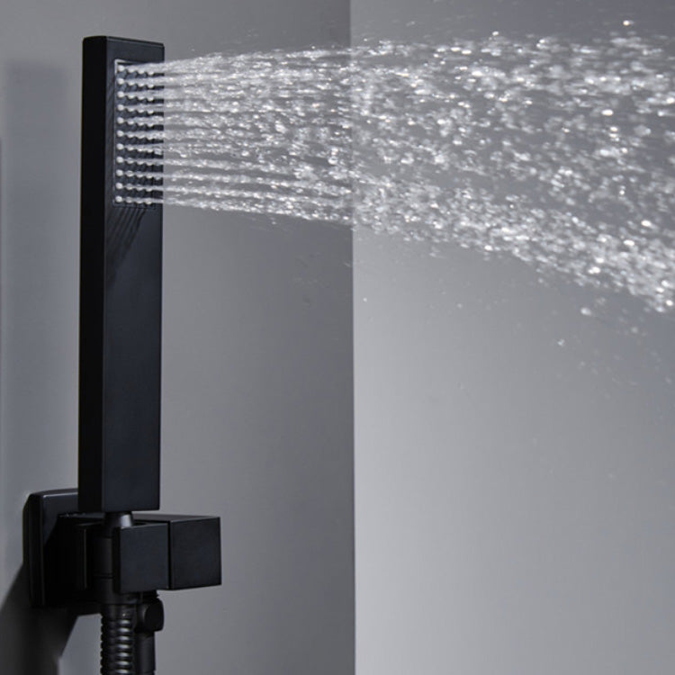 Modern Bathroom Faucet One Handle Copper Wall Mounted Bathtub Faucet