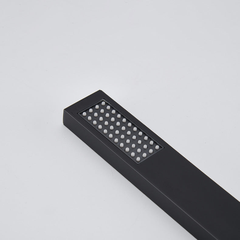 Modern Bathroom Faucet One Handle Copper Wall Mounted Bathtub Faucet