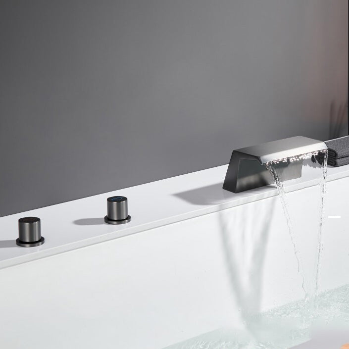 Modern Roman Bathtub Faucet Two Handle Copper Roman Tub Faucet Set