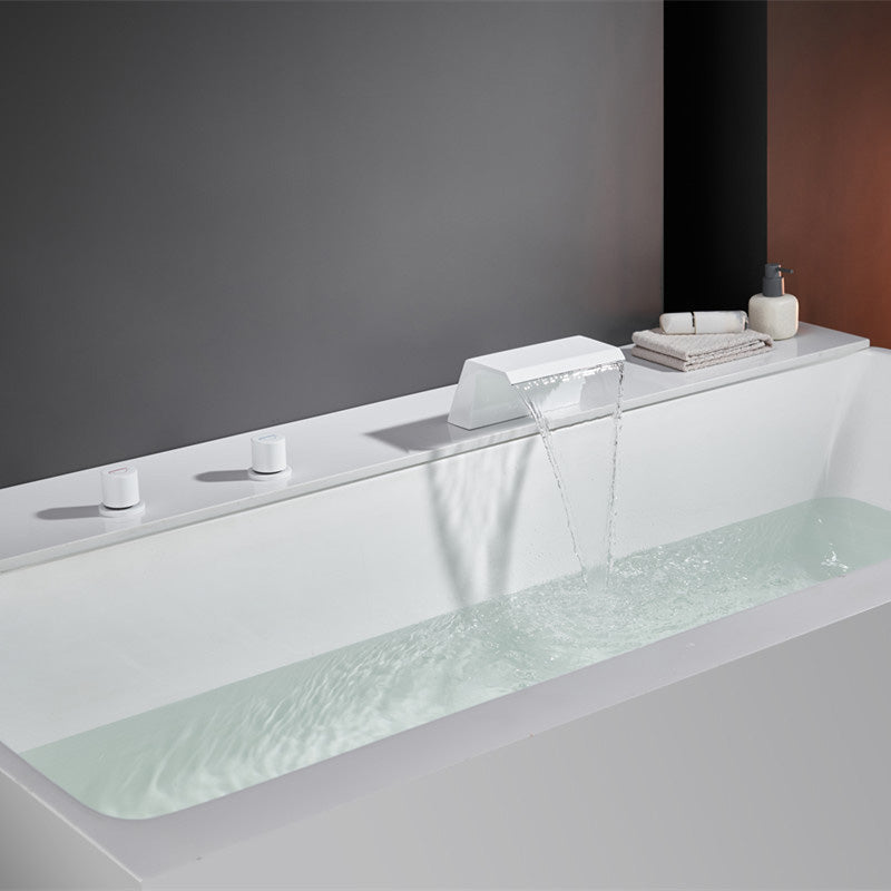 Modern Roman Bathtub Faucet Two Handle Copper Roman Tub Faucet Set