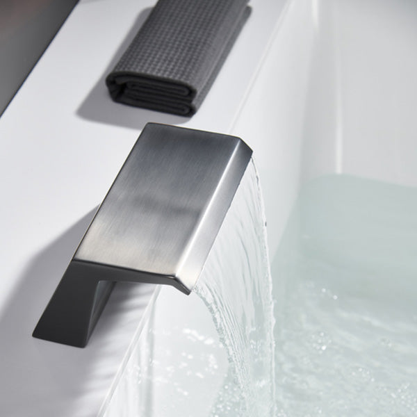 Modern Roman Bathtub Faucet Two Handle Copper Roman Tub Faucet Set