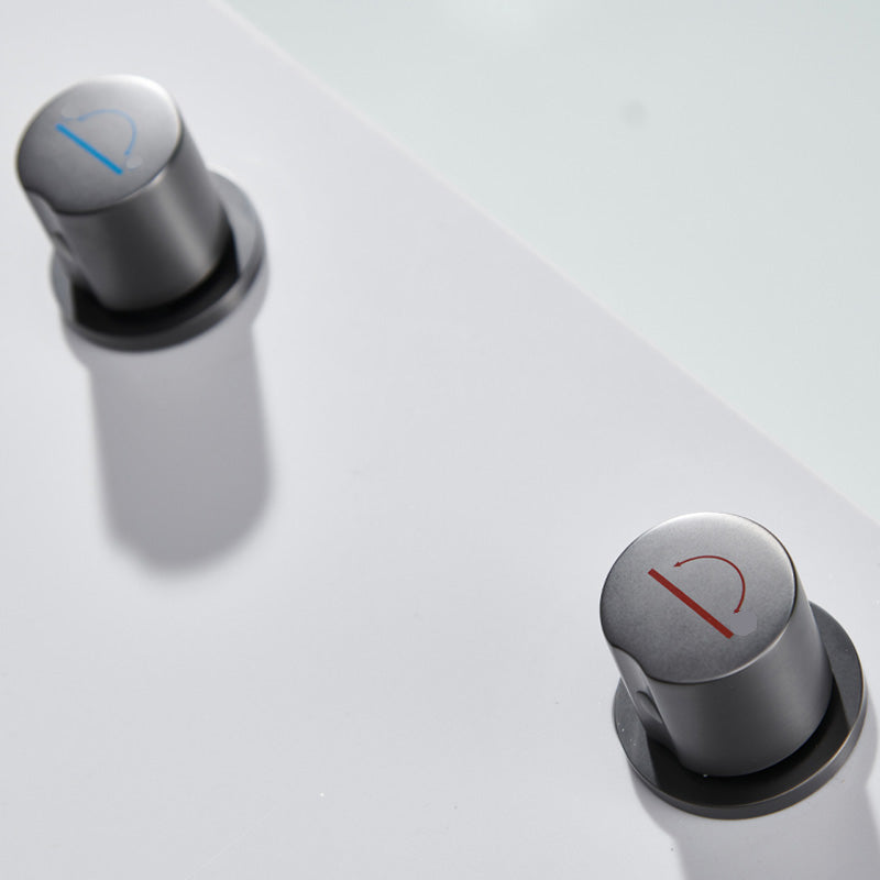 Modern Roman Bathtub Faucet Two Handle Copper Roman Tub Faucet Set