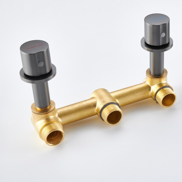 Modern Roman Bathtub Faucet Two Handle Copper Roman Tub Faucet Set