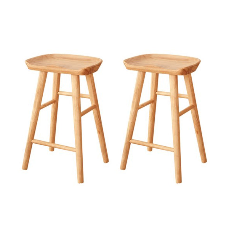 1/2/3 Pieces Solid Wood Bar Table and Stools Contemporary Bar Pub Table Set