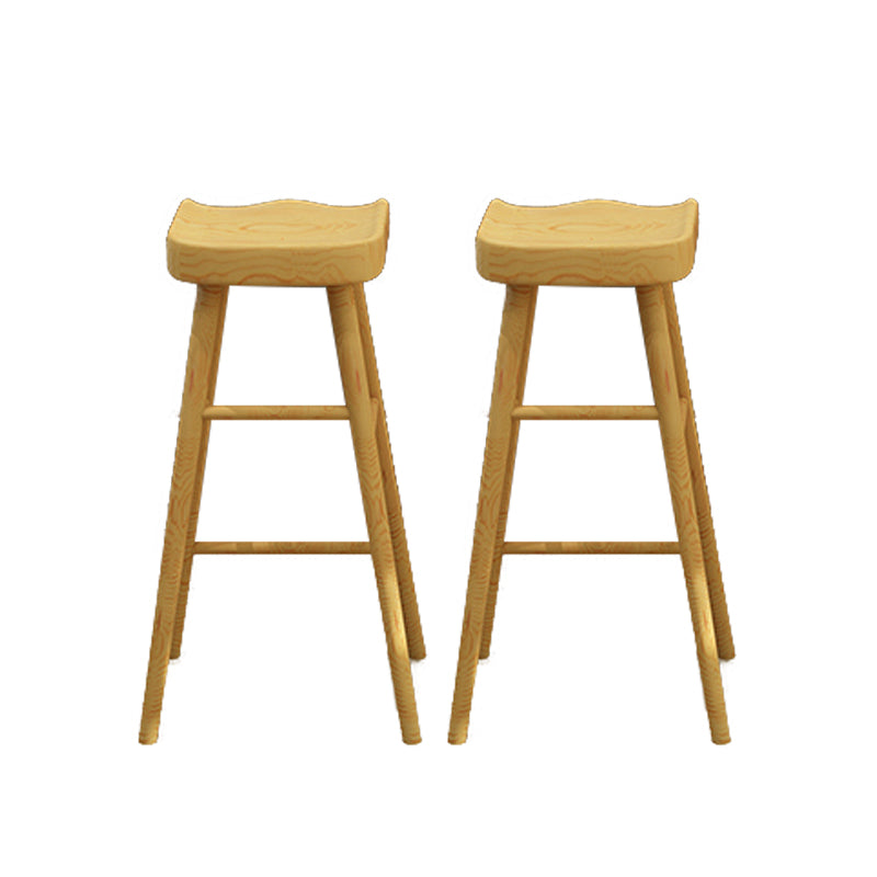 1/2/3 Pieces Solid Wood Bar Table and Stools Contemporary Bar Pub Table Set
