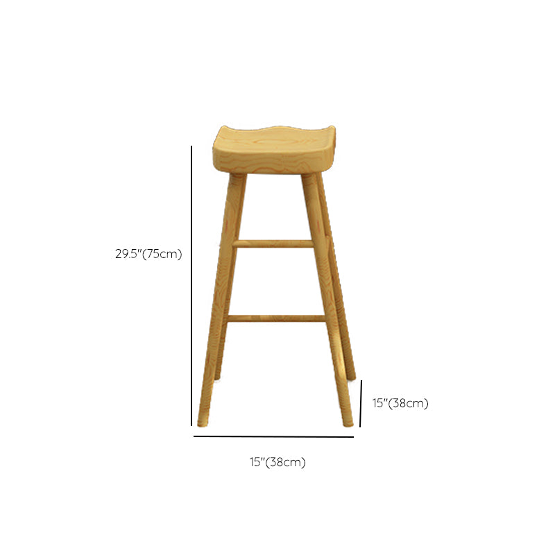 1/2/3 Pieces Solid Wood Bar Table and Stools Contemporary Bar Pub Table Set