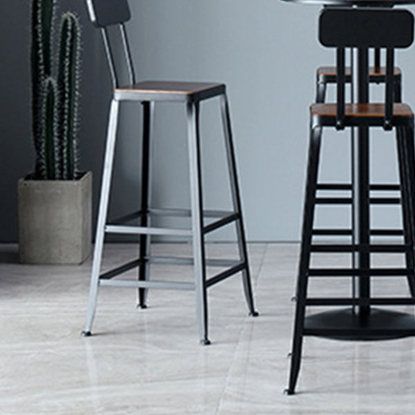 1/2/3/4/5 Pieces Industrial Bar Set Solid Wood Pub Dining Set