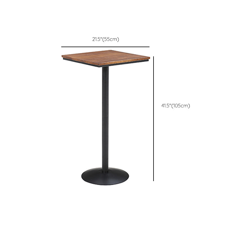 1/2/3/4/5 Pieces Industrial Bar Set Solid Wood Pub Dining Set