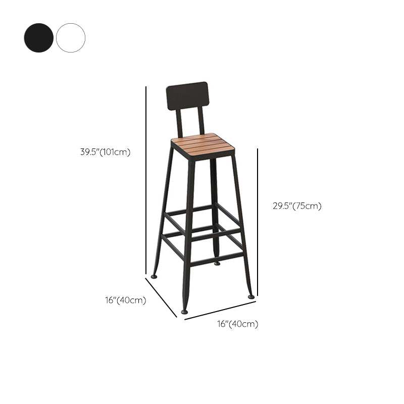 1/2/5 Pieces Modern Bar Table Set Rectangle Plastic Wood Counter Table with High Stools